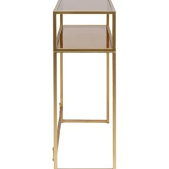 Console Loft doré 85x80cm