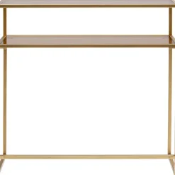Console Loft doré 85x80cm