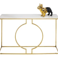 Console Miami Loft doré 120cm