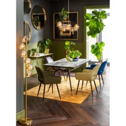 Console Miami Loft doré 120cm