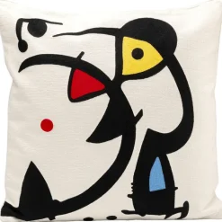 Coussin Art Line blanc 50x50cm