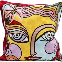 Coussin Art Line Face 50x50cm