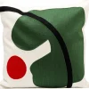 Coussin Art Line vert 50x50cm