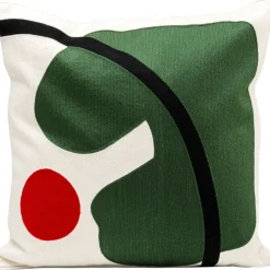 Coussin Art Line vert 50x50cm
