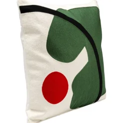 Coussin Art Line vert 50x50cm