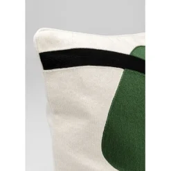 Coussin Art Line vert 50x50cm