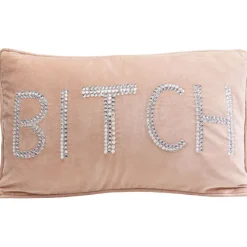Coussin Beads Bitch Blush 35x60cm
