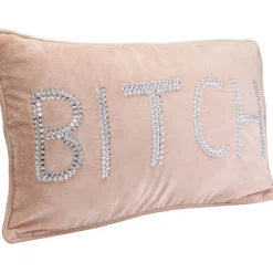 Coussin Beads Bitch Blush 35x60cm