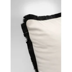 Coussin Bee blanc 45x45cm