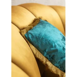 Coussin Cannes pétrole 45x45cm