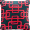 Coussin Chain fuchsia 45x45cm