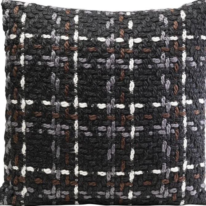 Coussin Colorado noir 45x45cm