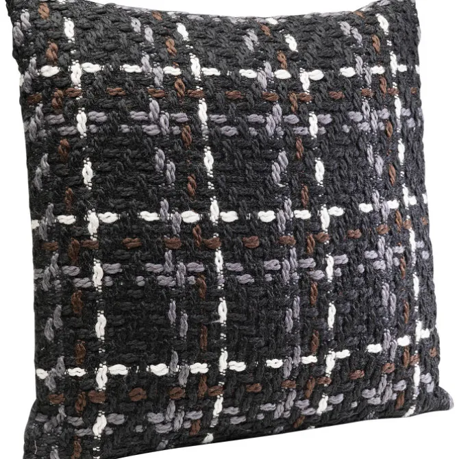 Coussin Colorado noir 45x45cm