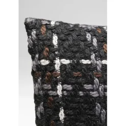 Coussin Colorado noir 45x45cm