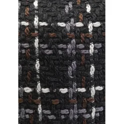 Coussin Colorado noir 45x45cm