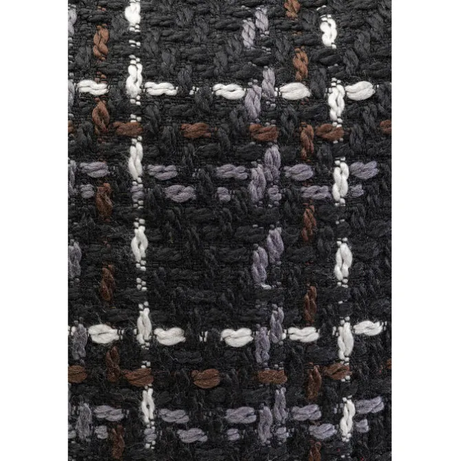 Coussin Colorado noir 45x45cm