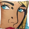 Coussin Comic Lady 50x50cm
