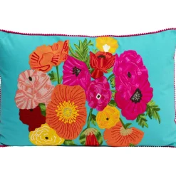 Coussin Fiorista Blue 60x40cm