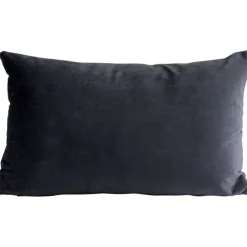Coussin Grete Plaid noir 50x30cm