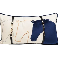Coussin Horsefaces 30x50cm