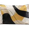 Coussin Kissen Fields jaune 60x40cm