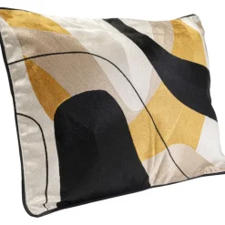 Coussin Kissen Fields jaune 60x40cm