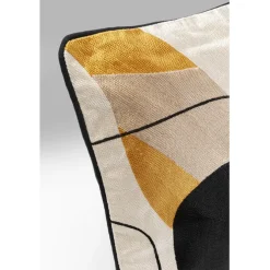 Coussin Kissen Fields jaune 60x40cm