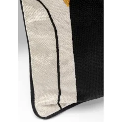 Coussin Kissen Fields jaune 60x40cm