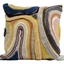 Coussin Lava marron 45x45cm