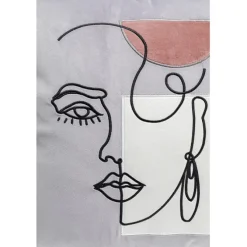 Coussin Mademoiselle 45x45cm