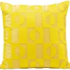 Coussin Phase jaune 45x45cm