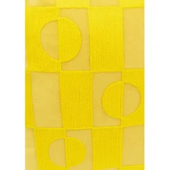 Coussin Phase jaune 45x45cm