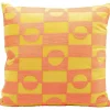 Coussin Phase orange 45x45cm