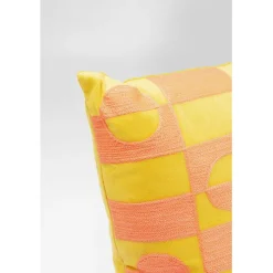 Coussin Phase orange 45x45cm