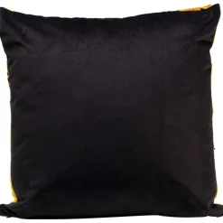Coussin Tiger Love jaune 45x45cm