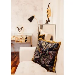 Coussin Tropical Garden Fringe 45x45cm