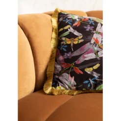 Coussin Tropical Garden Fringe 45x45cm