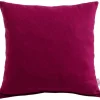 Coussin Velvetex pink 40x40cm Limited