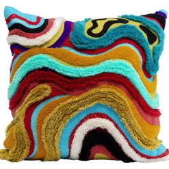 Coussin Waves multi 45x45cm