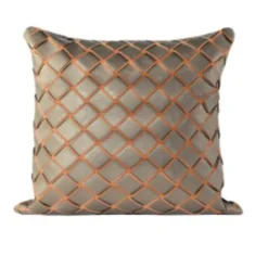 Coussin Zoe Patch vert 45x45cm