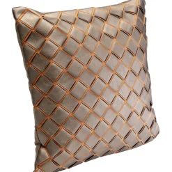 Coussin Zoe Patch vert 45x45cm