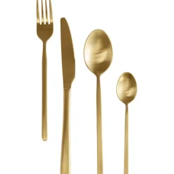 Couverts Gloria doré (16-pcs)