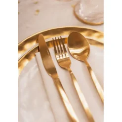 Couverts Gloria doré (16-pcs)