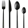 Couverts Gloria noir (16-pcs)