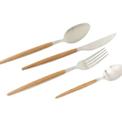 Couverts Paris Nature argenté mat (16-pcs)