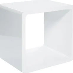 Cube Lounge MDF blanc