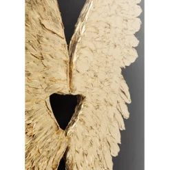 Décoration murale Wings doré Black 120x120cm