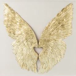 Décoration murale Wings doré White 120x120cm