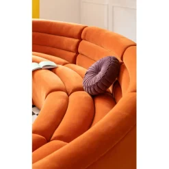 Elément d assise Wave orange