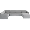 Ensemble de canapés 1 Lucca gris droite 328cm
